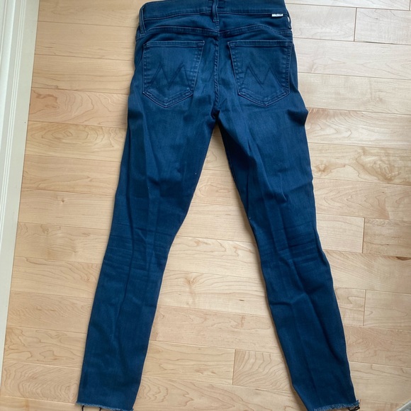 MOTHER High Rise Looker Ankle Fray - Picture 1 of 2